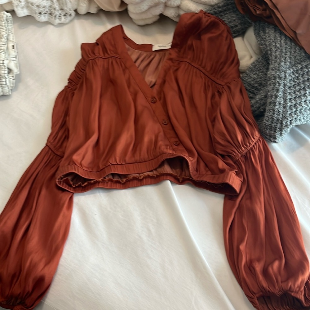 Burnt orange top